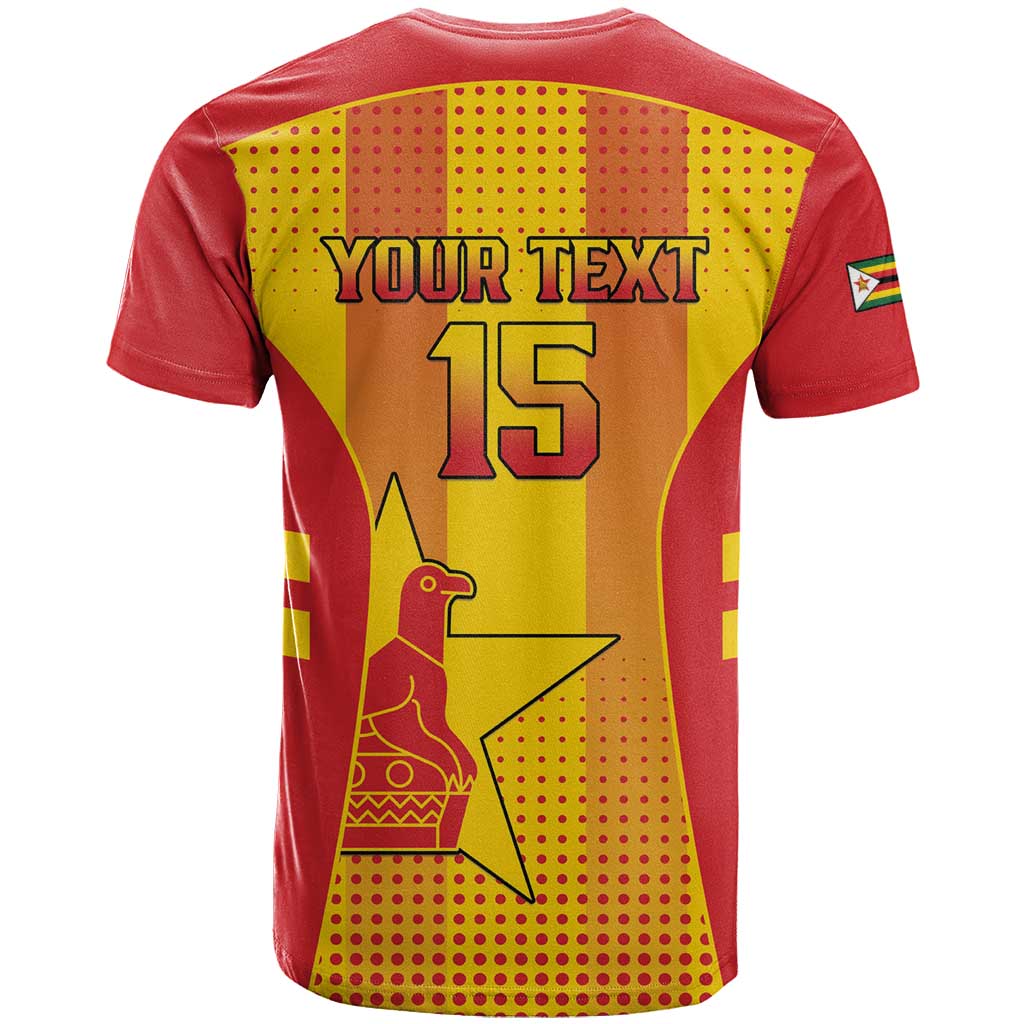 Custom Zimbabwe Cricket T Shirt Go Champions - Wonder Print Shop