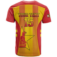 Custom Zimbabwe Cricket T Shirt Go Champions - Wonder Print Shop