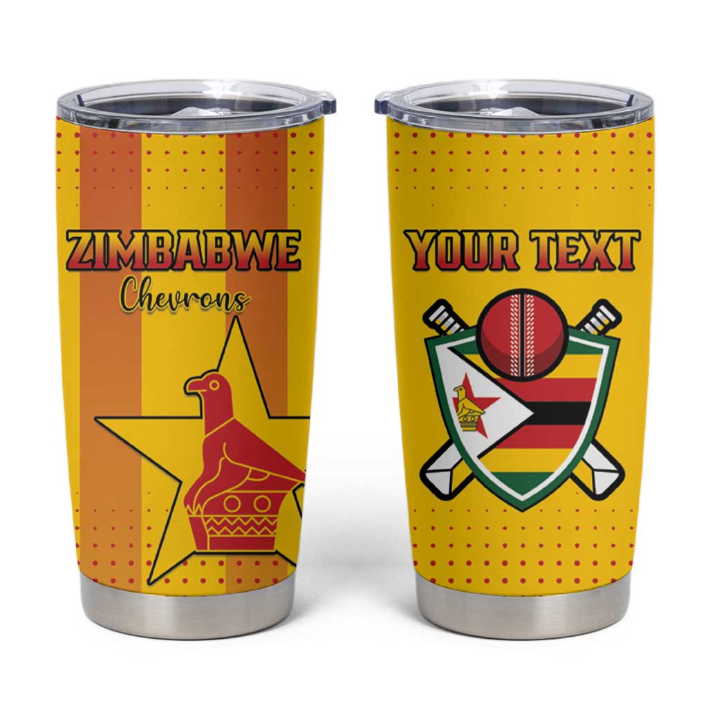 Custom Zimbabwe Cricket Tumbler Cup Go Champions - Wonder Print Shop