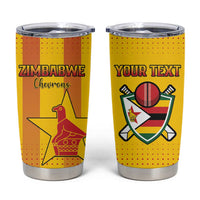 Custom Zimbabwe Cricket Tumbler Cup Go Champions - Wonder Print Shop
