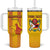 Custom Zimbabwe Cricket Tumbler With Handle Go Champions - Wonder Print Shop