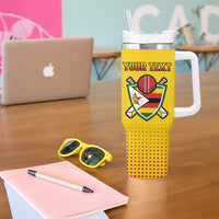 Custom Zimbabwe Cricket Tumbler With Handle Go Champions - Wonder Print Shop