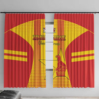 Zimbabwe Cricket Window Curtain Go Champions LT15