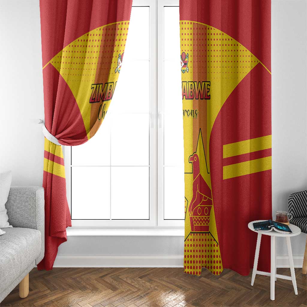 Zimbabwe Cricket Window Curtain Go Champions LT15