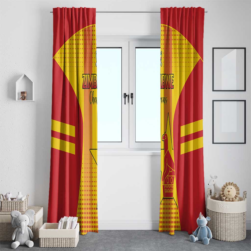 Zimbabwe Cricket Window Curtain Go Champions LT15