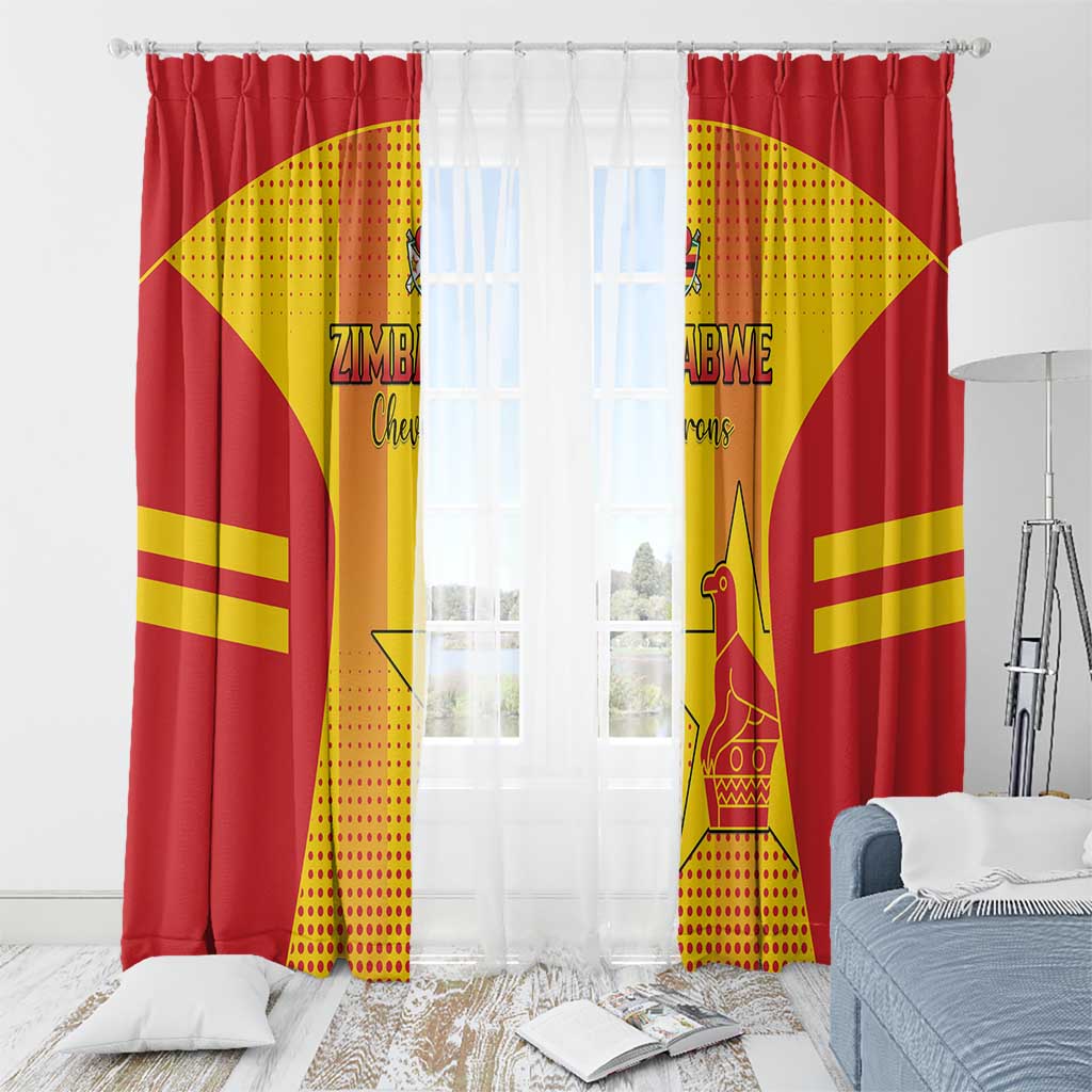 Zimbabwe Cricket Window Curtain Go Champions LT15