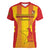 Custom Zimbabwe Cricket Women V-Neck T-Shirt Go Champions - Wonder Print Shop
