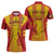 Custom Zimbabwe Cricket Zipper Polo Shirt Go Champions - Wonder Print Shop