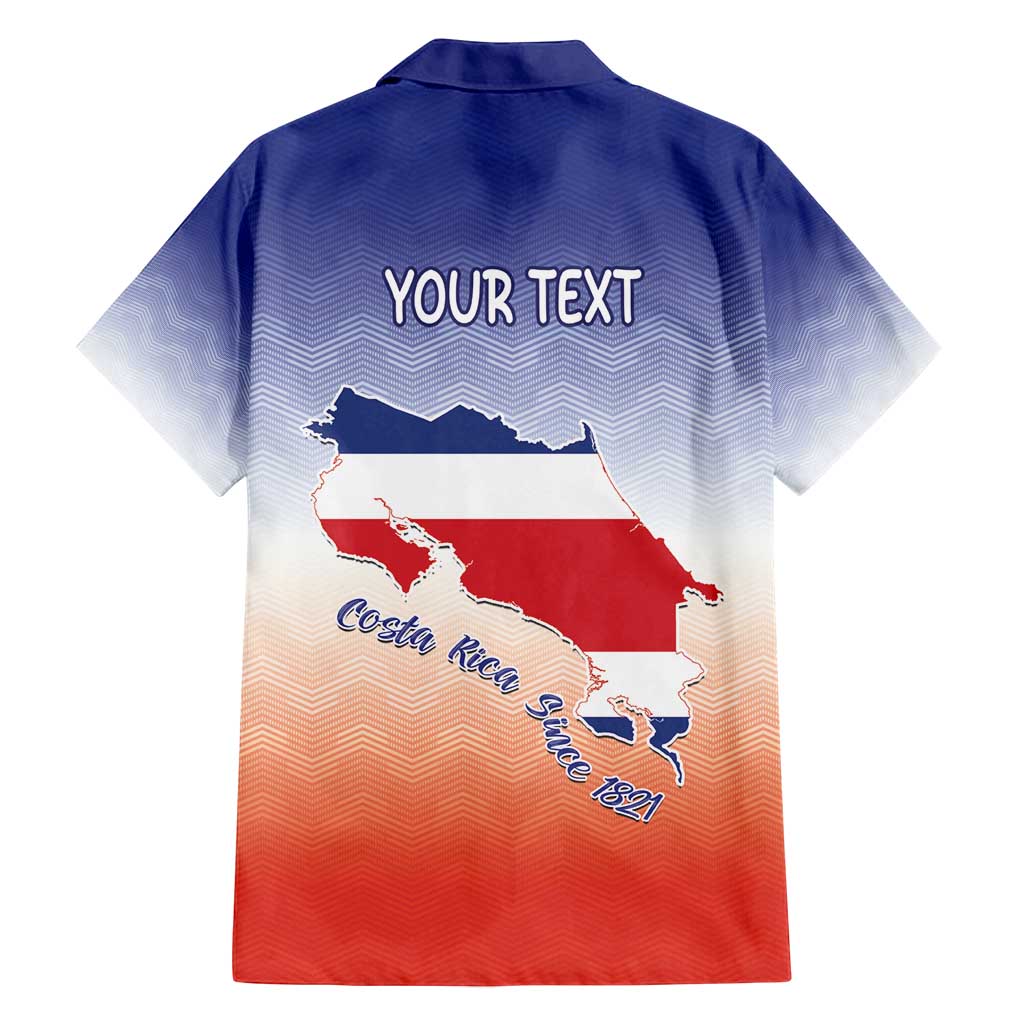 Personalized Costa Rica Independence Day Family Matching Off Shoulder Maxi Dress and Hawaiian Shirt Coat Of Arms With Purple Guaria Morada Orchid - Wonder Print Shop