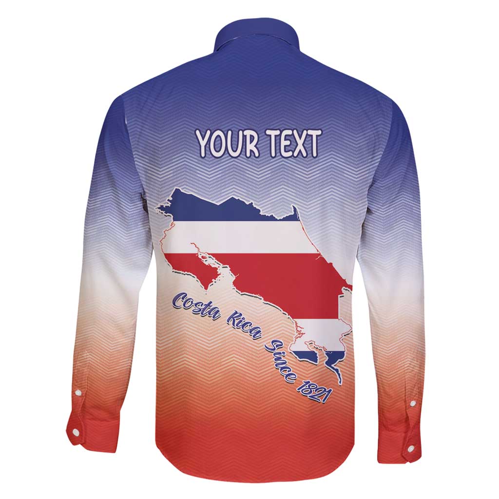 Personalized Costa Rica Independence Day Family Matching Tank Maxi Dress and Hawaiian Shirt Coat Of Arms With Purple Guaria Morada Orchid - Wonder Print Shop