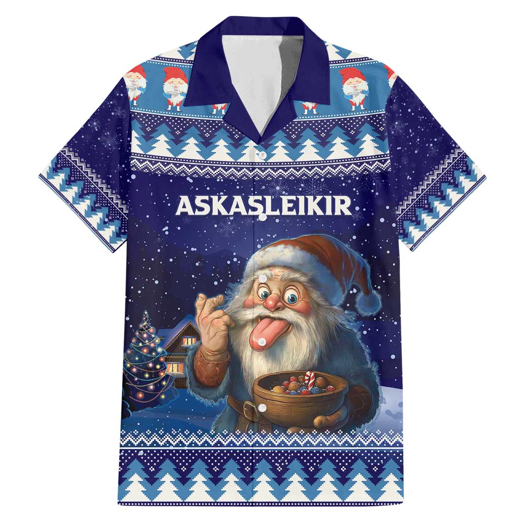 Iceland Christmas Askasleikir Family Matching Mermaid Dress and Hawaiian Shirt The Yule Lads Bowl Licker - Wonder Print Shop