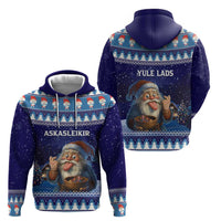 Iceland Christmas Askasleikir Hoodie The Yule Lads Bowl Licker - Wonder Print Shop
