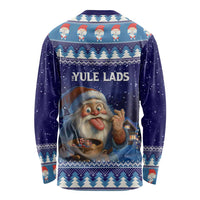 Iceland Christmas Askasleikir Long Sleeve Shirt The Yule Lads Bowl Licker - Wonder Print Shop