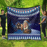 Iceland Christmas Askasleikir Quilt The Yule Lads Bowl Licker - Wonder Print Shop