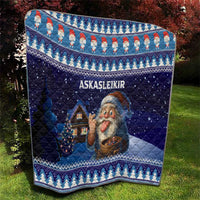 Iceland Christmas Askasleikir Quilt The Yule Lads Bowl Licker - Wonder Print Shop