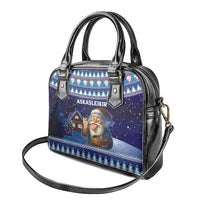 Iceland Christmas Askasleikir Shoulder Handbag The Yule Lads Bowl Licker
