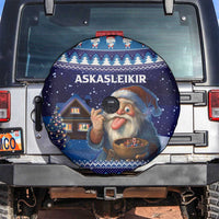 Iceland Christmas Askasleikir Spare Tire Cover The Yule Lads Bowl Licker - Wonder Print Shop