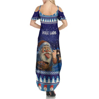 Iceland Christmas Askasleikir Summer Maxi Dress The Yule Lads Bowl Licker - Wonder Print Shop