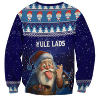 Iceland Christmas Askasleikir Sweatshirt The Yule Lads Bowl Licker - Wonder Print Shop