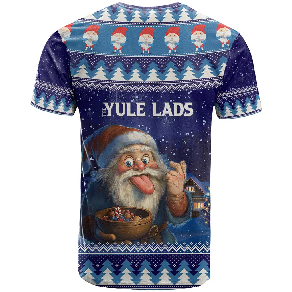 Iceland Christmas Askasleikir T Shirt The Yule Lads Bowl Licker - Wonder Print Shop