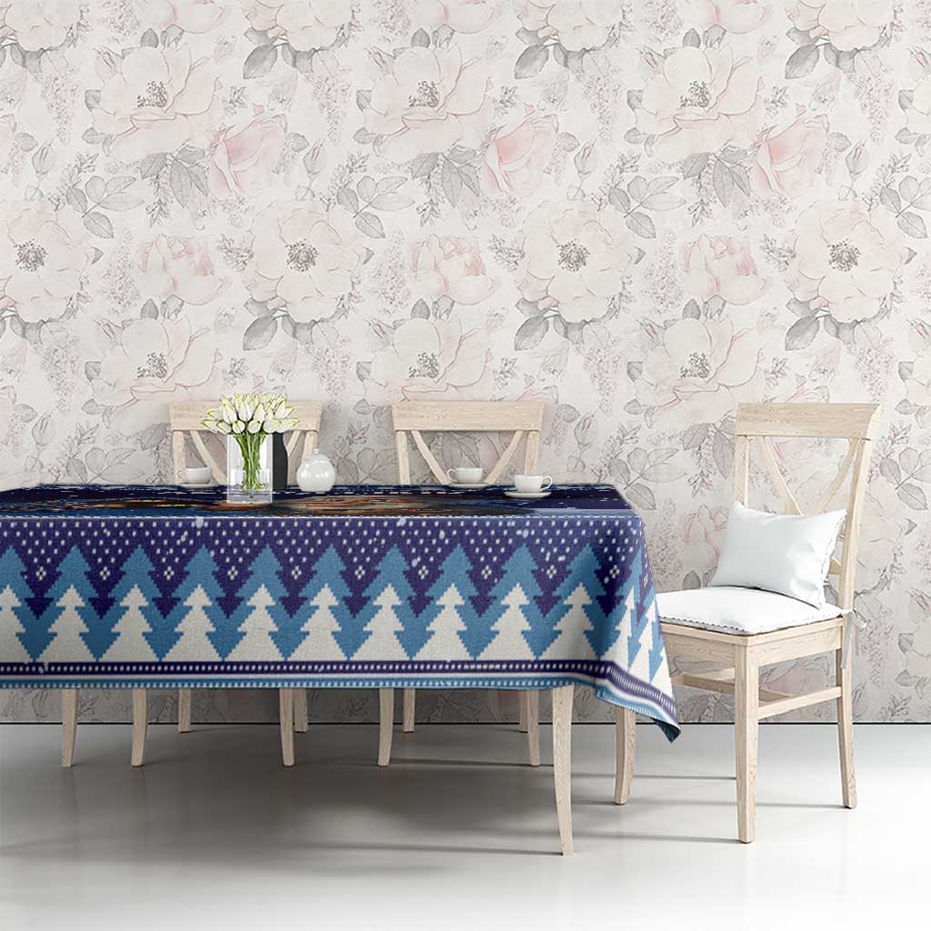 Iceland Christmas Askasleikir Tablecloth The Yule Lads Bowl Licker - Wonder Print Shop