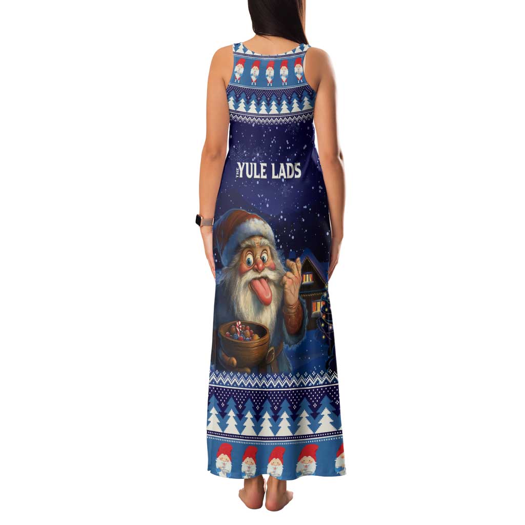 Iceland Christmas Askasleikir Tank Maxi Dress The Yule Lads Bowl Licker - Wonder Print Shop