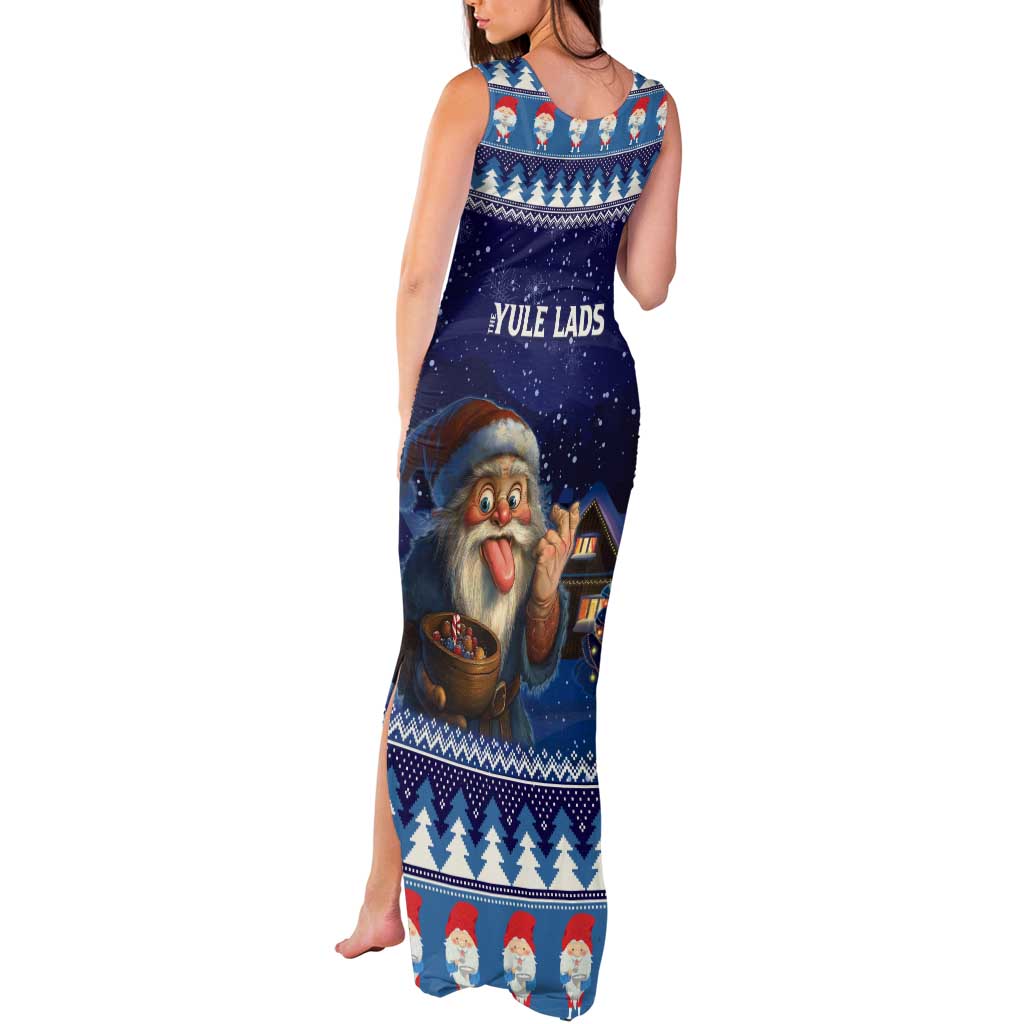 Iceland Christmas Askasleikir Tank Maxi Dress The Yule Lads Bowl Licker - Wonder Print Shop