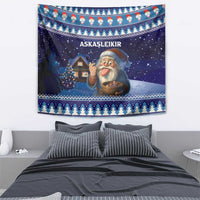 Iceland Christmas Askasleikir Tapestry The Yule Lads Bowl Licker - Wonder Print Shop