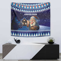 Iceland Christmas Askasleikir Tapestry The Yule Lads Bowl Licker - Wonder Print Shop