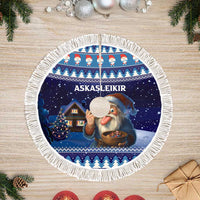 Iceland Christmas Askasleikir Tree Skirt The Yule Lads Bowl Licker - Wonder Print Shop