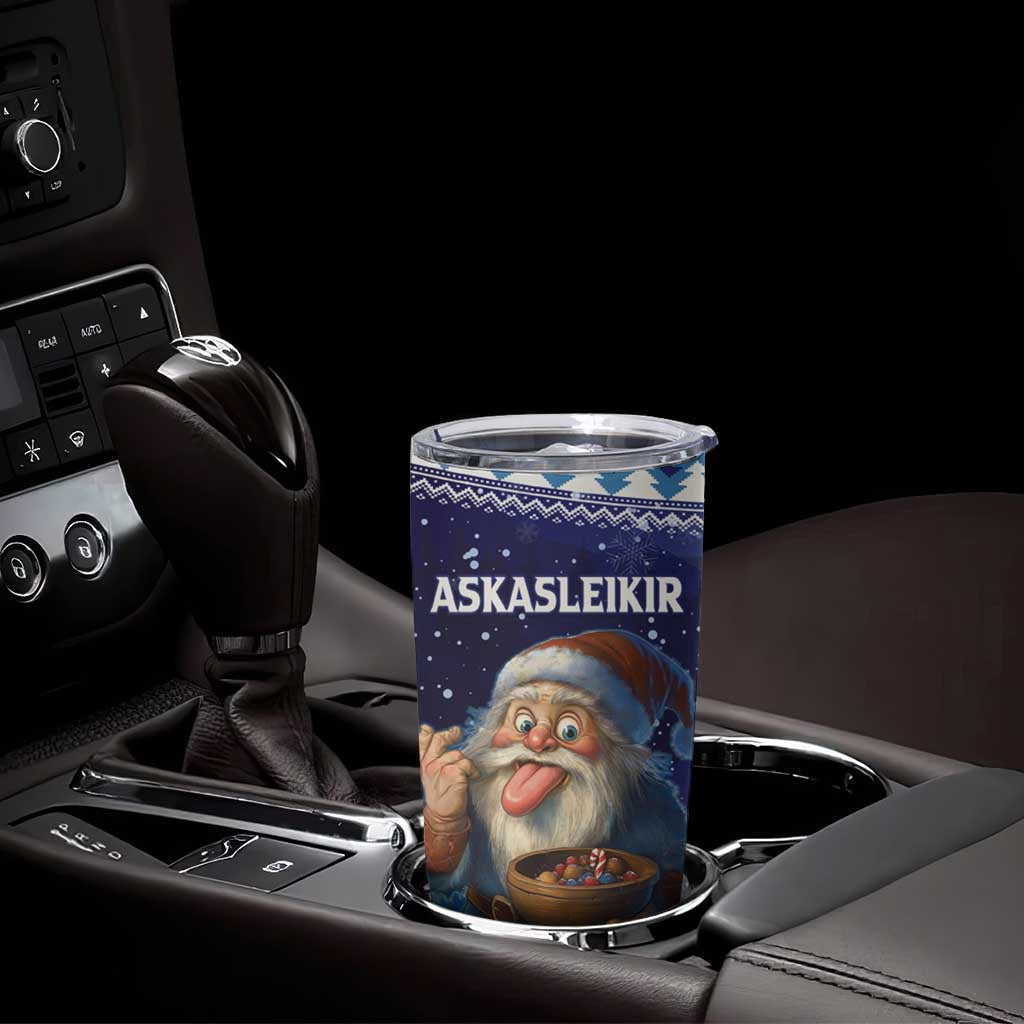 Iceland Christmas Askasleikir Tumbler Cup The Yule Lads Bowl Licker - Wonder Print Shop