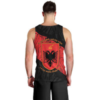 Albania Independence Day Men Tank Top Albanian Eagle - Grunge Style - Wonder Print Shop