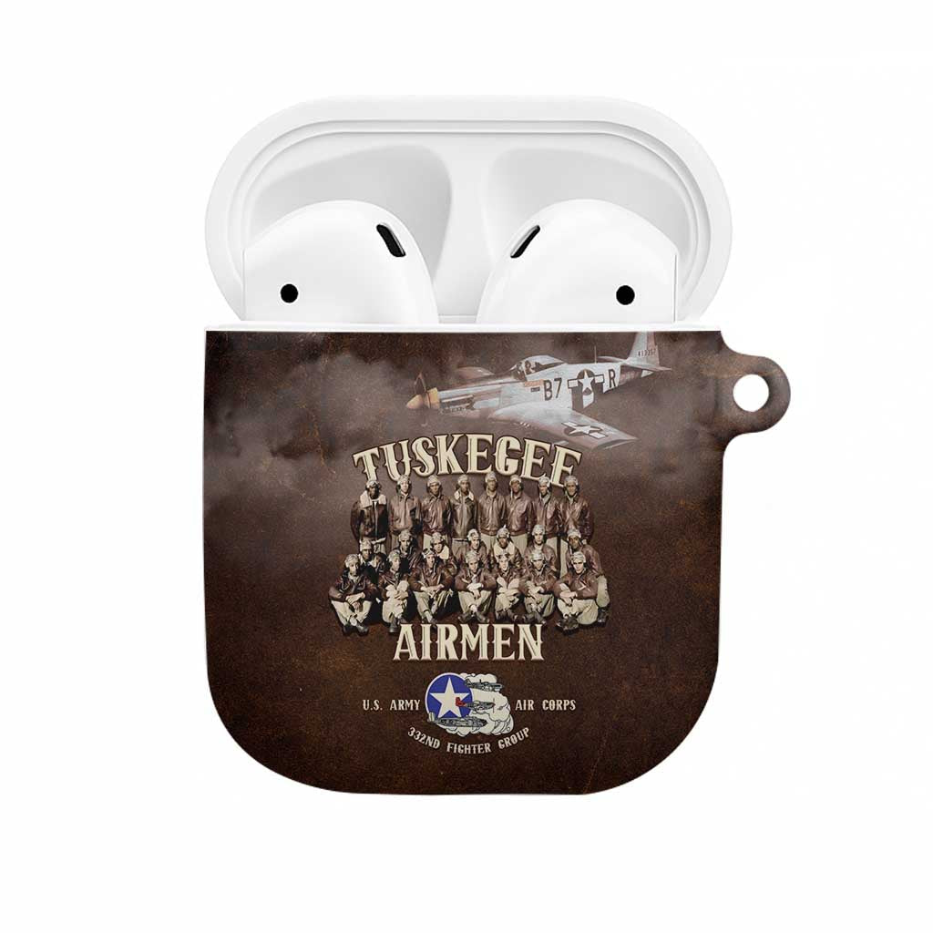 Remembering Tuskegee Airmen AirPods Case Heroes of the 332nd Squadron Retro Style - Wonder Print Shop