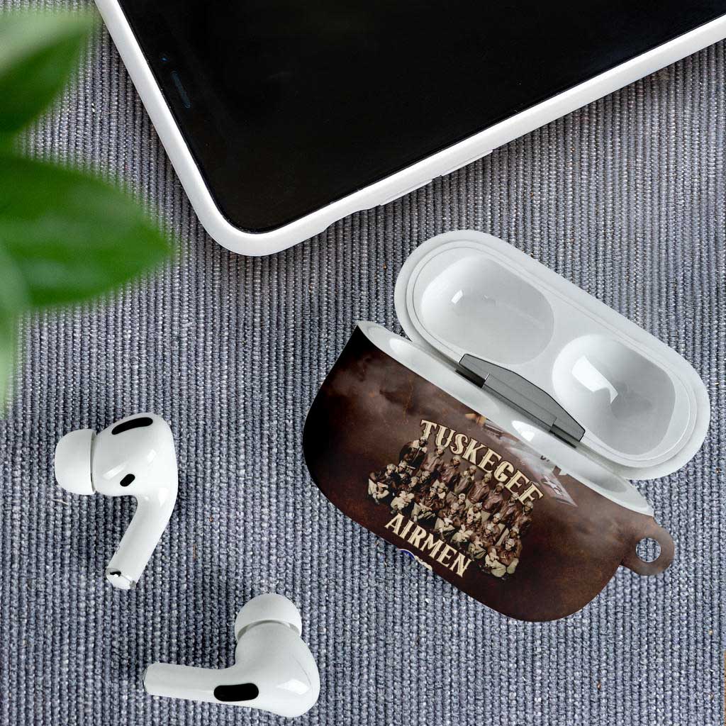 Remembering Tuskegee Airmen AirPods Case Heroes of the 332nd Squadron Retro Style - Wonder Print Shop