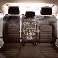 Remembering Tuskegee Airmen Back Car Seat Cover Heroes of the 332nd Squadron Retro Style - Wonder Print Shop