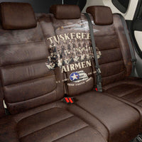 Remembering Tuskegee Airmen Back Car Seat Cover Heroes of the 332nd Squadron Retro Style - Wonder Print Shop