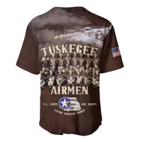Remembering Tuskegee Airmen Baseball Jersey Heroes of the 332nd Squadron Retro Style - Wonder Print Shop