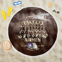 Remembering Tuskegee Airmen Beach Blanket Heroes of the 332nd Squadron Retro Style - Wonder Print Shop