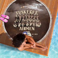 Remembering Tuskegee Airmen Beach Blanket Heroes of the 332nd Squadron Retro Style - Wonder Print Shop