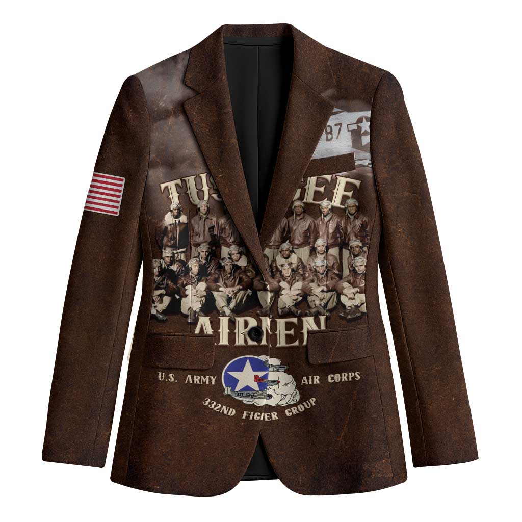 Remembering Tuskegee Airmen Blazer Heroes of the 332nd Squadron Retro Style - Wonder Print Shop