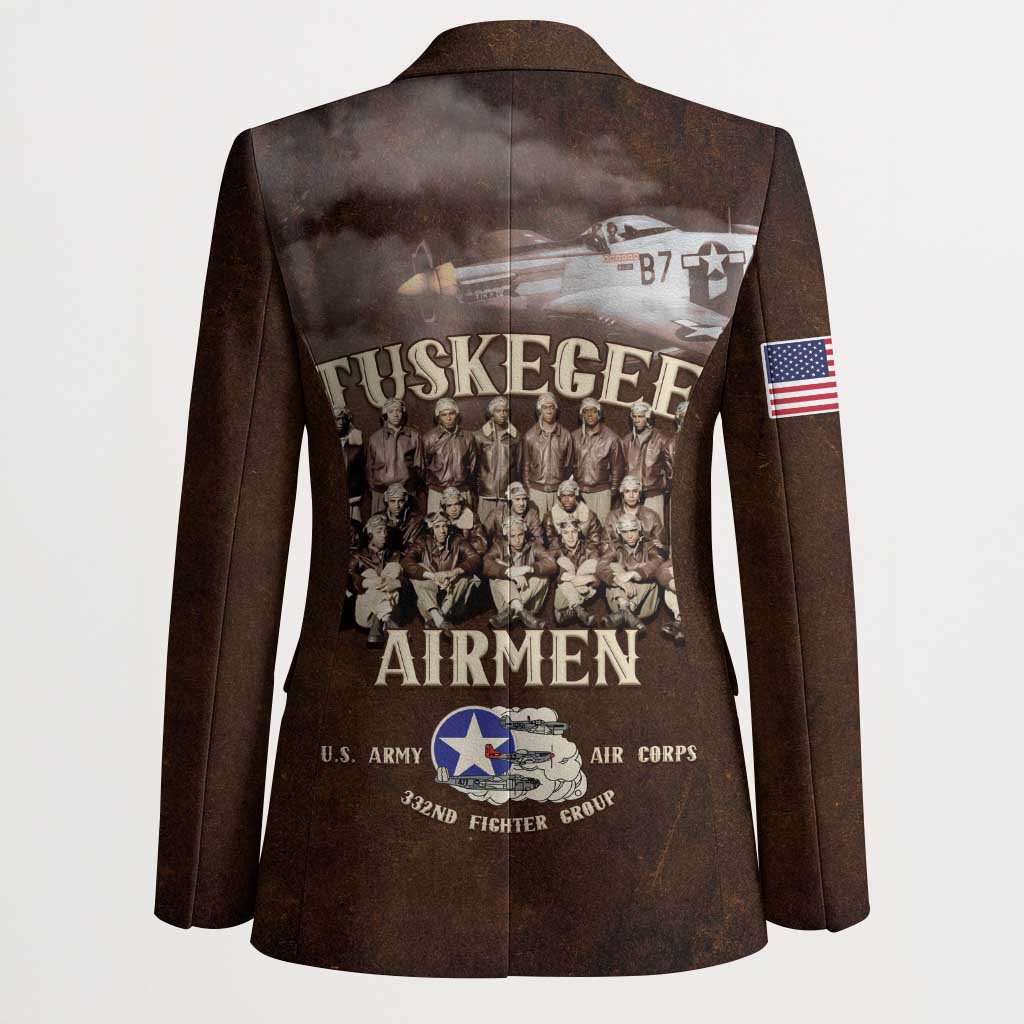 Remembering Tuskegee Airmen Blazer Heroes of the 332nd Squadron Retro Style - Wonder Print Shop