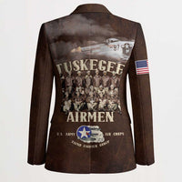 Remembering Tuskegee Airmen Blazer Heroes of the 332nd Squadron Retro Style - Wonder Print Shop