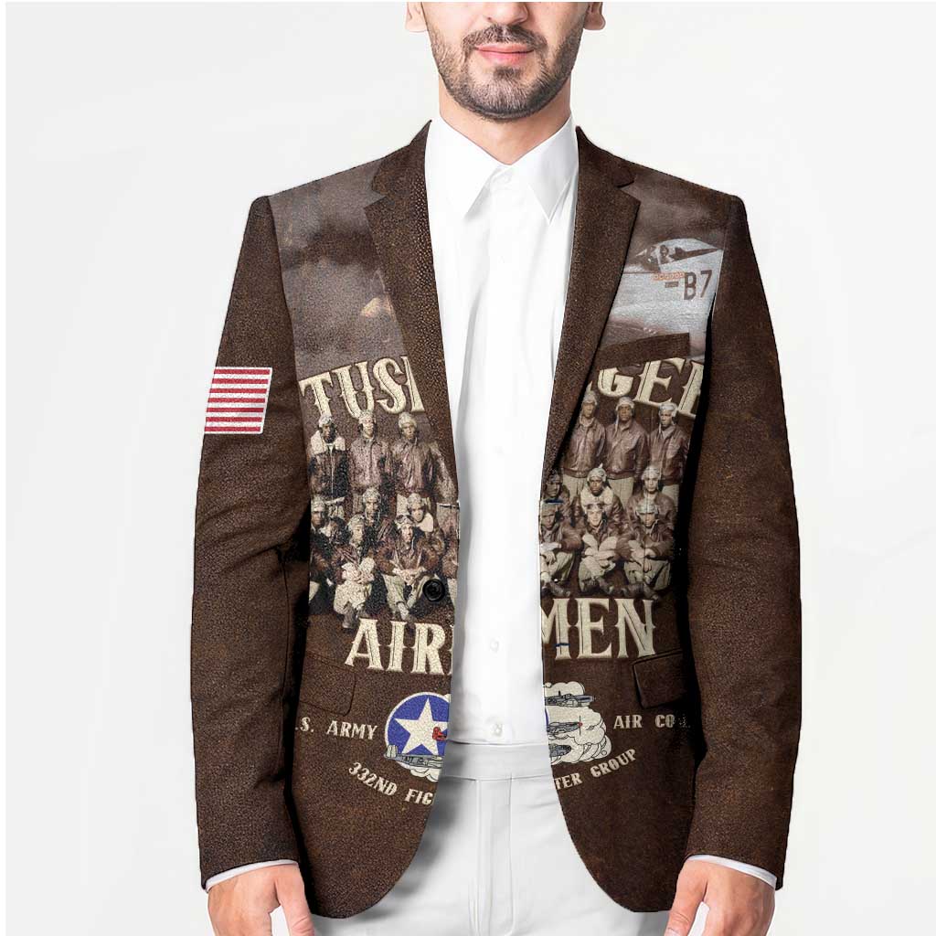 Remembering Tuskegee Airmen Blazer Heroes of the 332nd Squadron Retro Style - Wonder Print Shop
