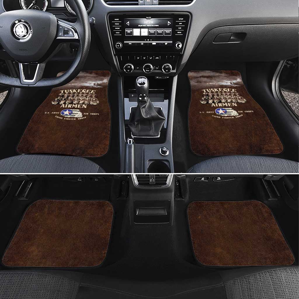 Remembering Tuskegee Airmen Car Mats Heroes of the 332nd Squadron Retro Style - Wonder Print Shop