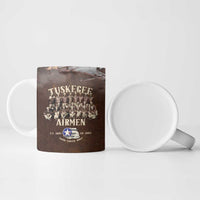 Remembering Tuskegee Airmen Ceramic Mug Heroes of the 332nd Squadron Retro Style - Wonder Print Shop