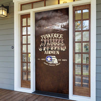 Remembering Tuskegee Airmen Door Cover Heroes of the 332nd Squadron Retro Style - Wonder Print Shop