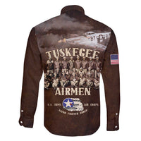 Remembering Tuskegee Airmen Family Matching Puletasi and Hawaiian Shirt Heroes of the 332nd Squadron Retro Style - Wonder Print Shop