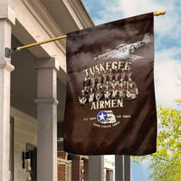 Remembering Tuskegee Airmen Garden Flag Heroes of the 332nd Squadron Retro Style - Wonder Print Shop