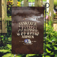 Remembering Tuskegee Airmen Garden Flag Heroes of the 332nd Squadron Retro Style - Wonder Print Shop