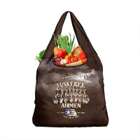 Remembering Tuskegee Airmen Grocery Bag Heroes of the 332nd Squadron Retro Style - Wonder Print Shop